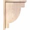 Ekena Millwork Alpine Smooth Corbel w/Backplate, Douglas Fir, 7 1/2"W x 14"D x 18"H COR08X14X18ALP01SDF - alternate 2